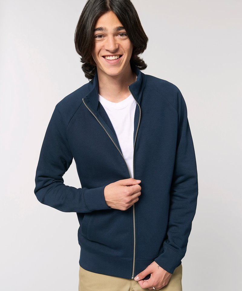 Organic Zip-Through Sweatshirt: Mens - REGN