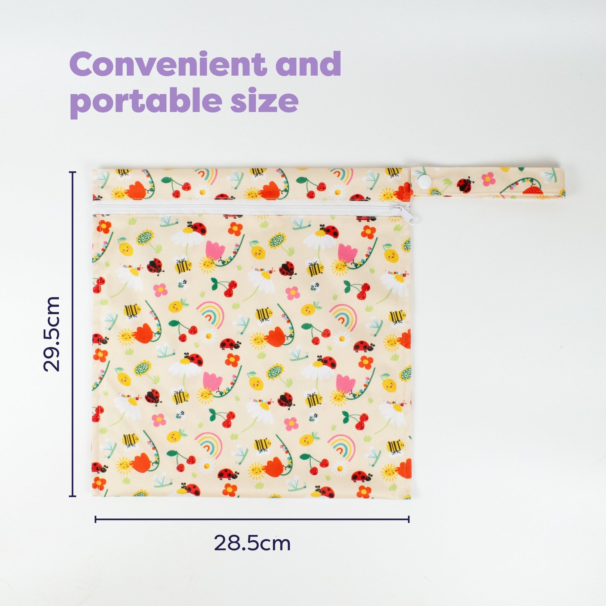 Out and About Waterproof Wet Nappy Bag in Sunshine Friends - REGN