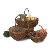 Oval Unpeeled Willow Garden Trug Set 3 - REGN