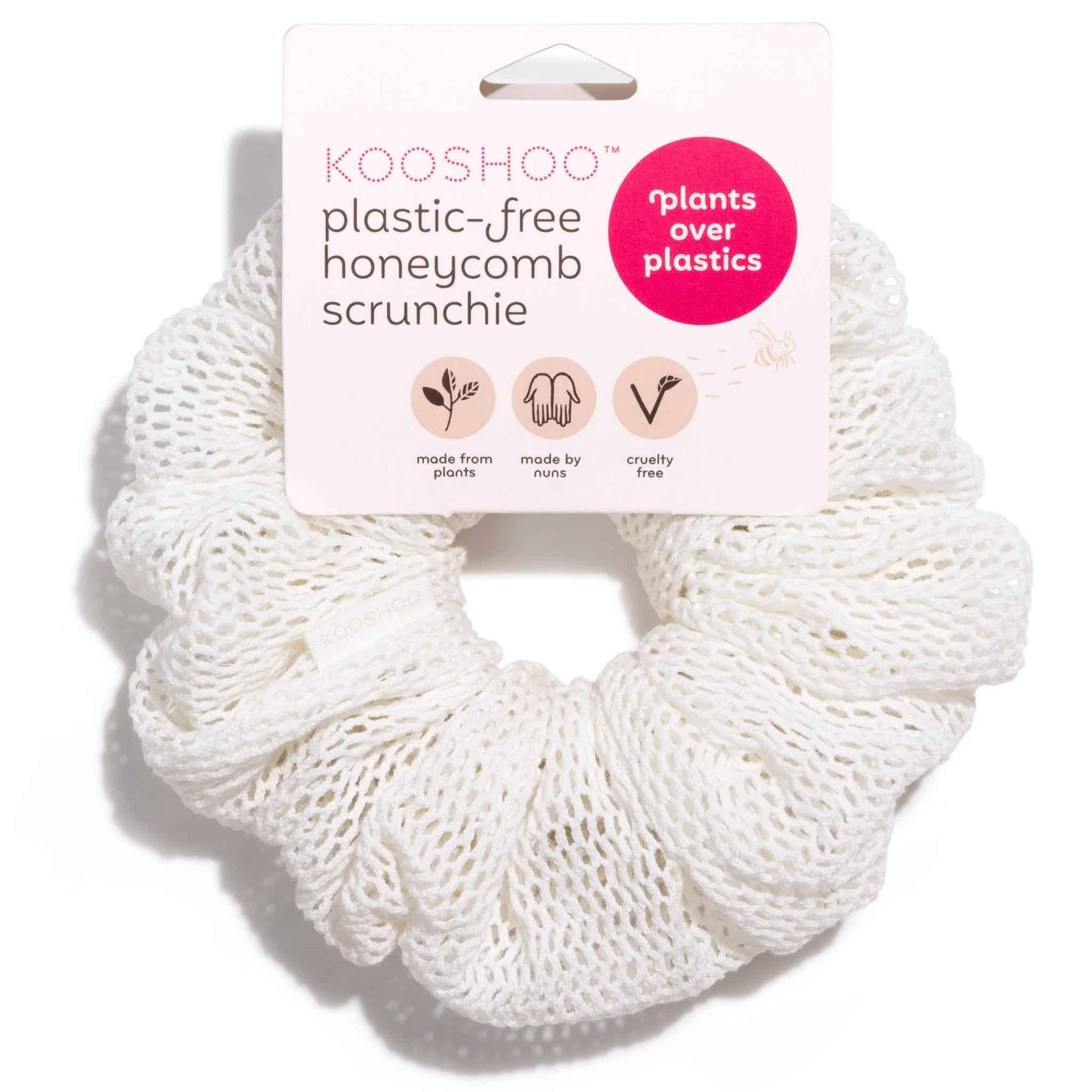 Oversized Plastic - Free Honeycomb Scrunchie – Organic Cotton - REGN