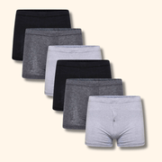 Sock Stack Mens Jersey Boxer Shorts Cotton Rich Button Fly Pack Of 6 Everyday Comfort