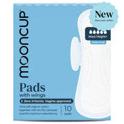 Pads with Wings | Maxi / Night+ | Extra Long | Plastic - Free | Vegan (10 Pack) - REGN