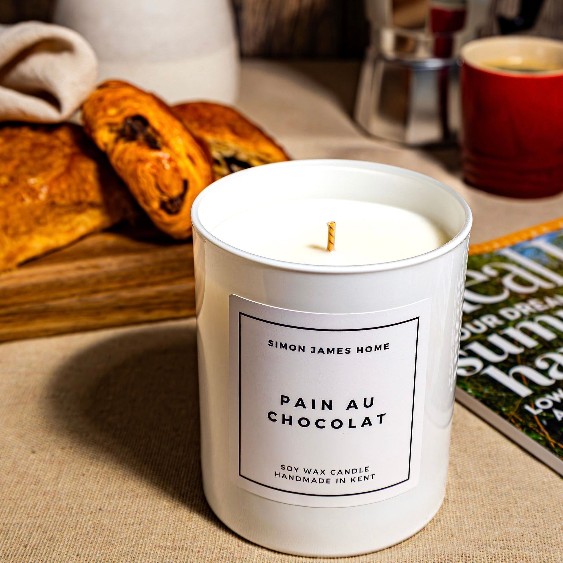 Pain au Chocolat Candle - Luxury Soy Wax - Simon James Home - REGN