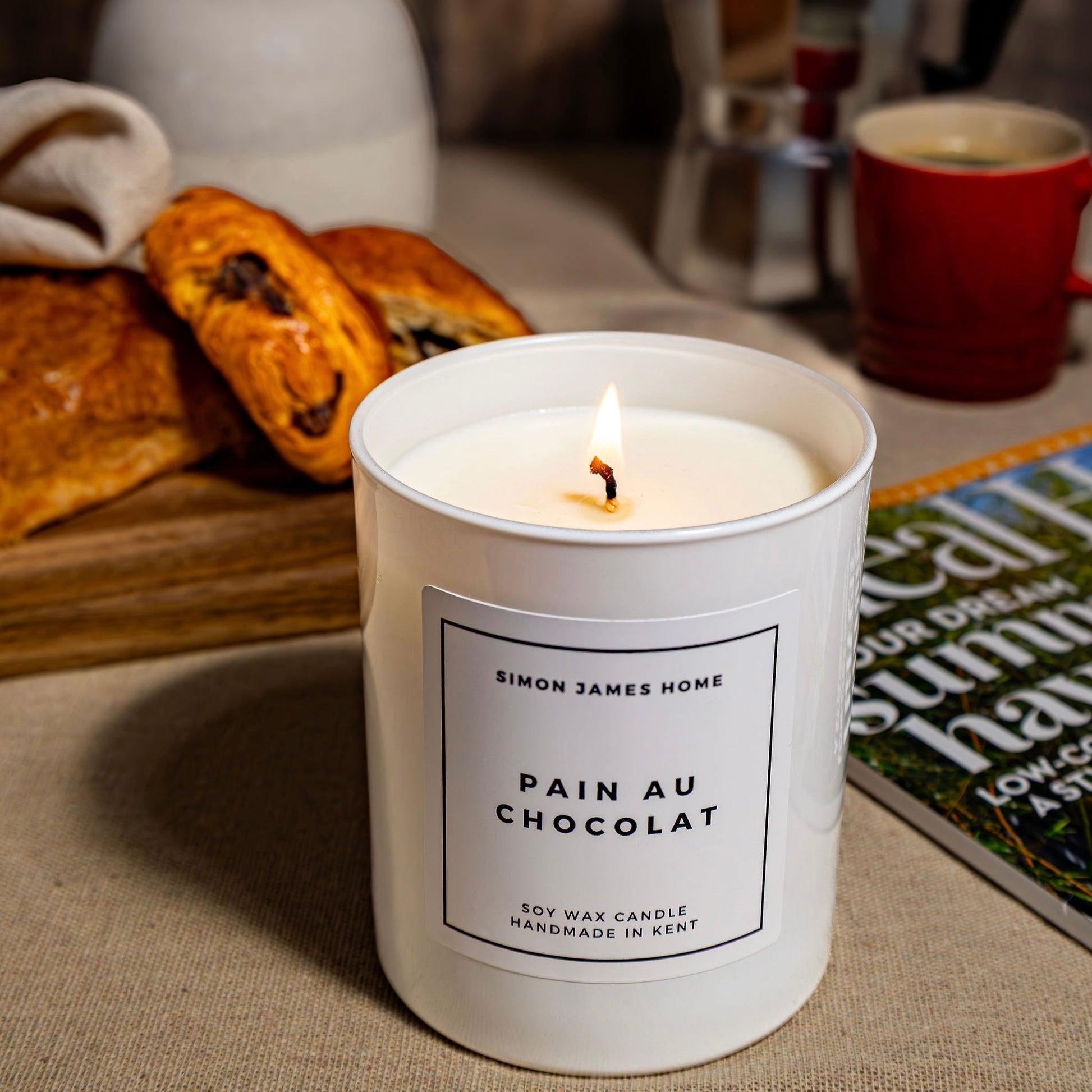 Pain au Chocolat Candle - Luxury Soy Wax - Simon James Home - REGN