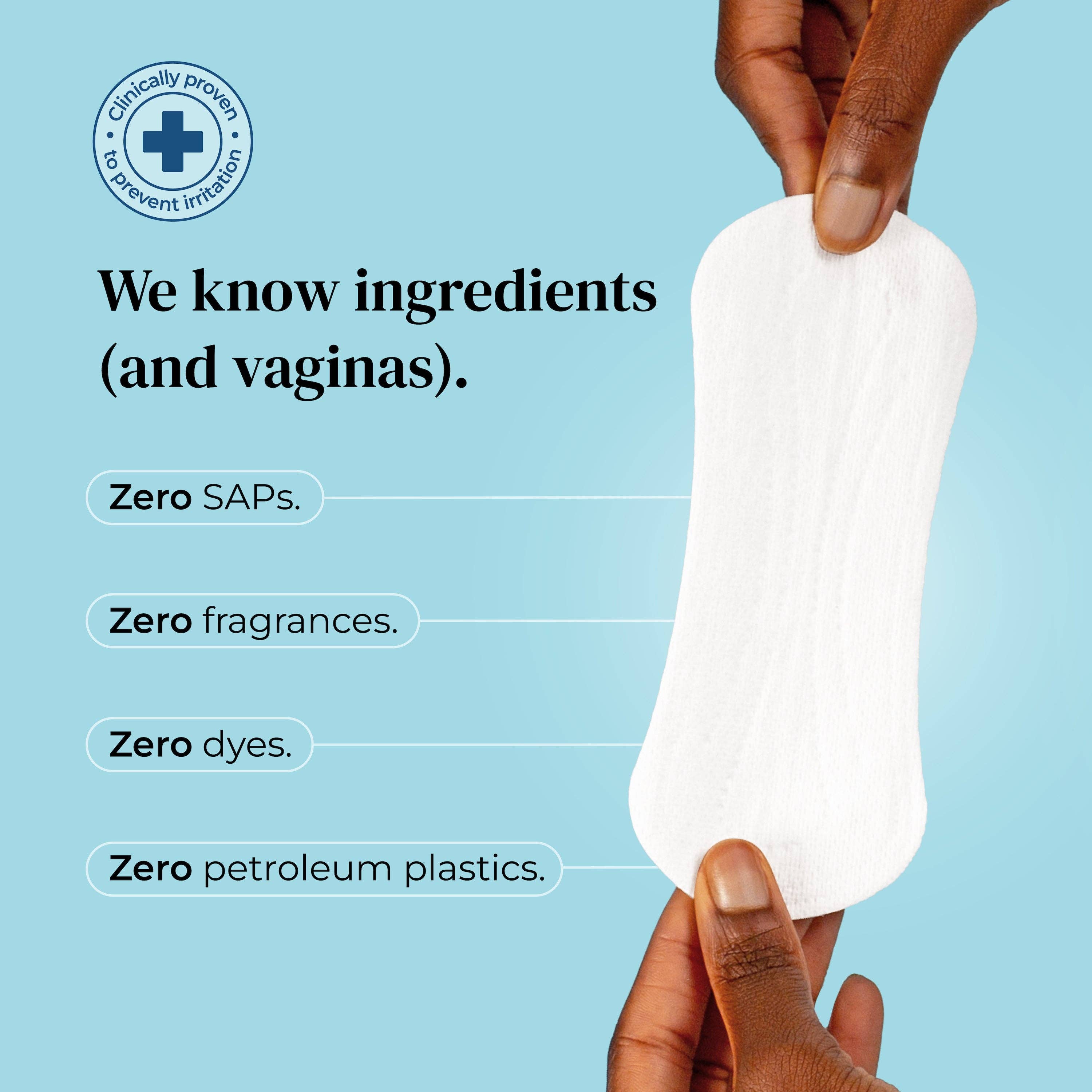 Panty Liners | Very Light (25 Pack) | Plastic - free | Vegan - REGN