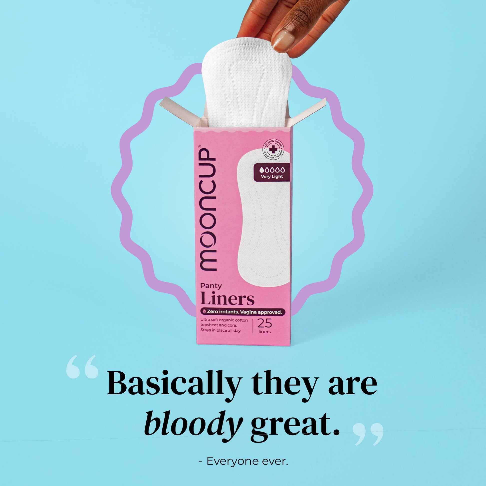 Panty Liners | Very Light (25 Pack) | Plastic - free | Vegan - REGN