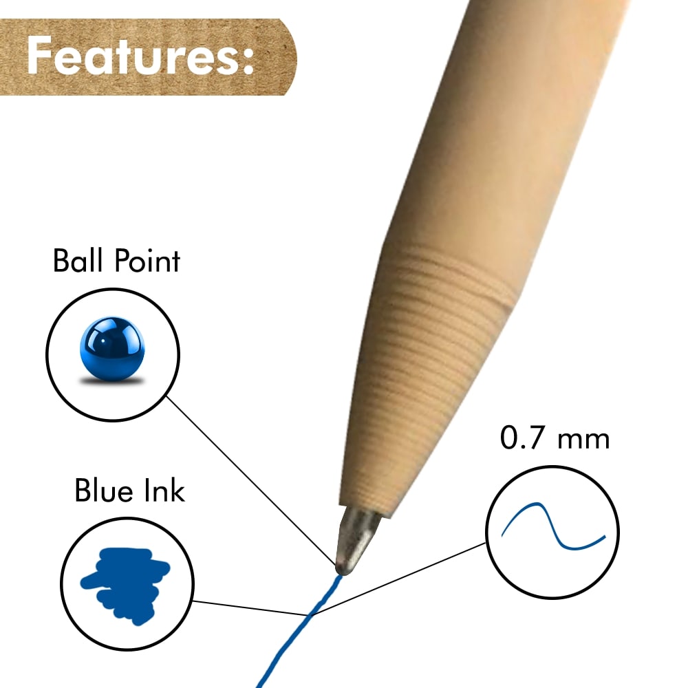 Paper Ballpoint Pens - 24 Pack - REGN