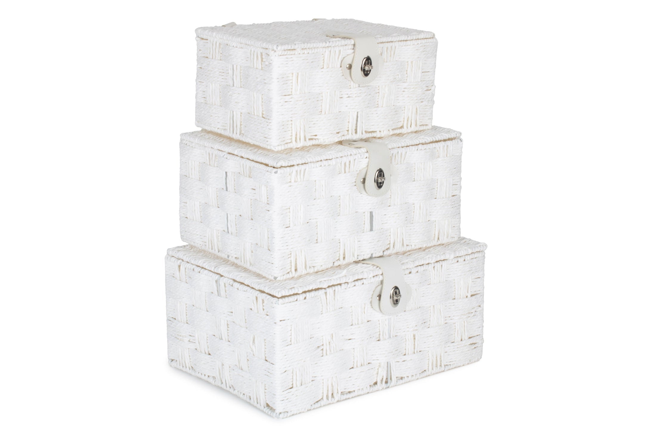 Paper Rope Hampers - White - REGN