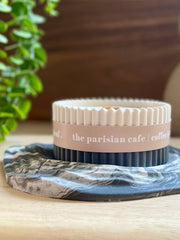 Parisian Café Luxury Soy Candle – Coffee & Croissant Morning Scent - REGN
