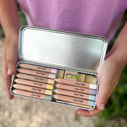 Pastel Mix Watercolour Pencils Gift Set in Reusable Tin - REGN