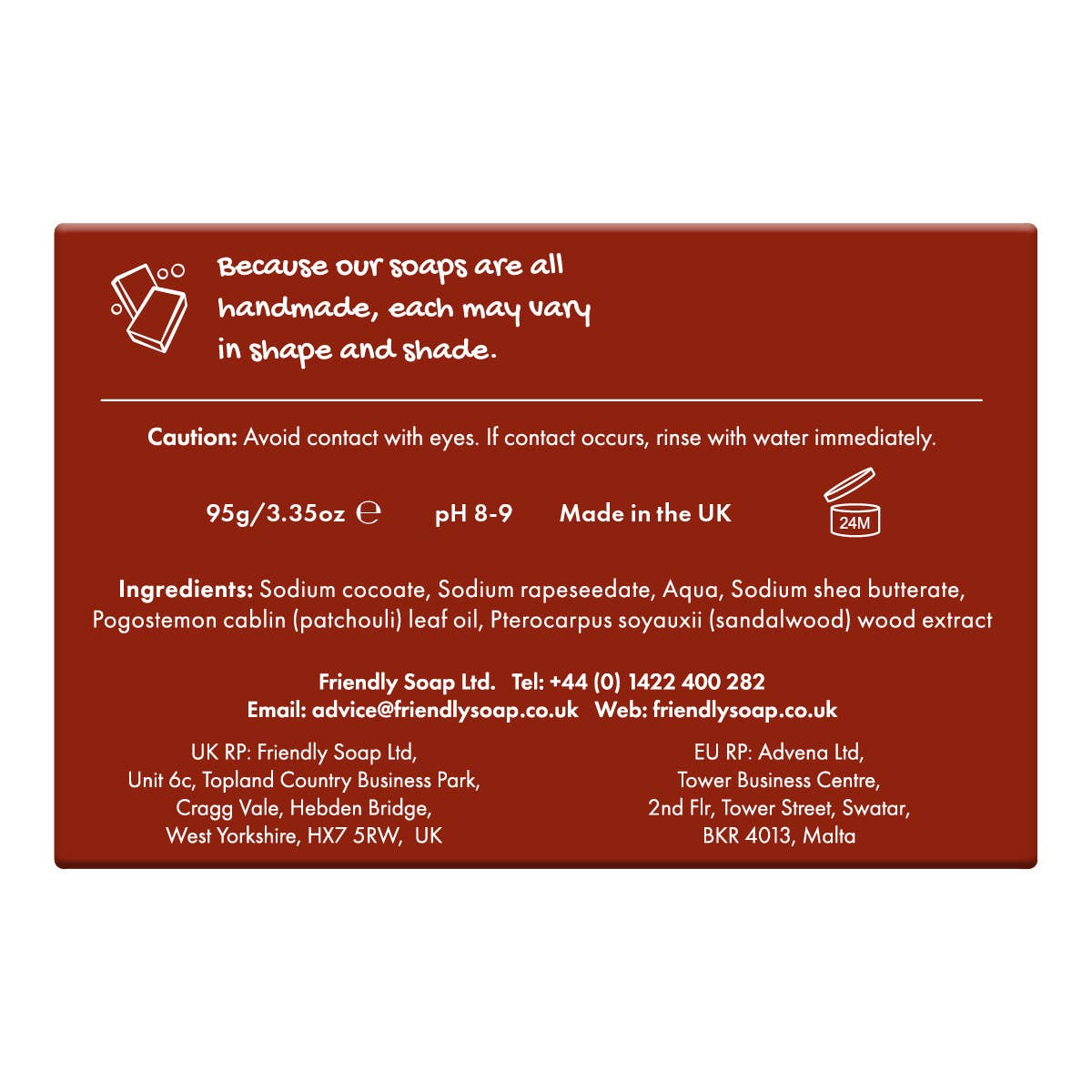 Patchouli & Sandalwood Eco Friendly Soap Bar | Natural Vegan Soap | Plastic-Free & SLS Free - REGN