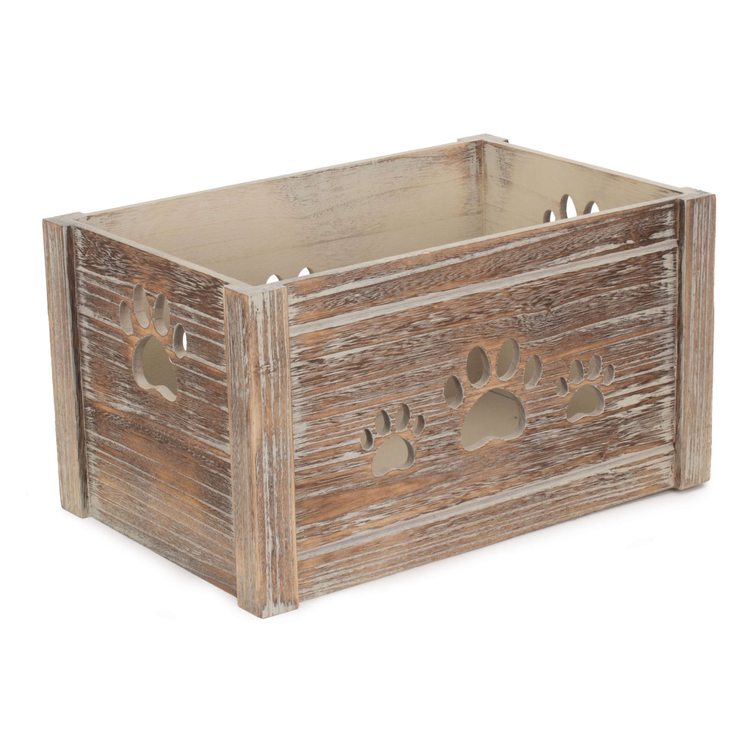 Paw Print Cut Out Toy Storage Box - REGN