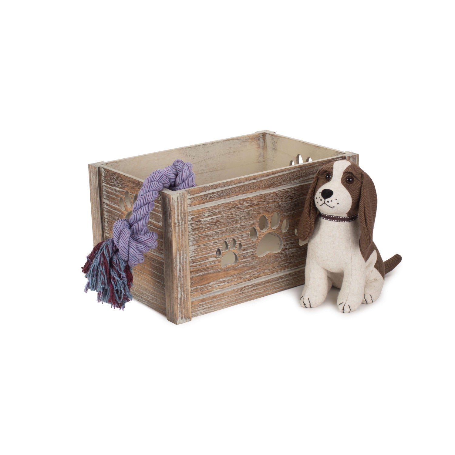 Paw Print Cut Out Toy Storage Box - REGN