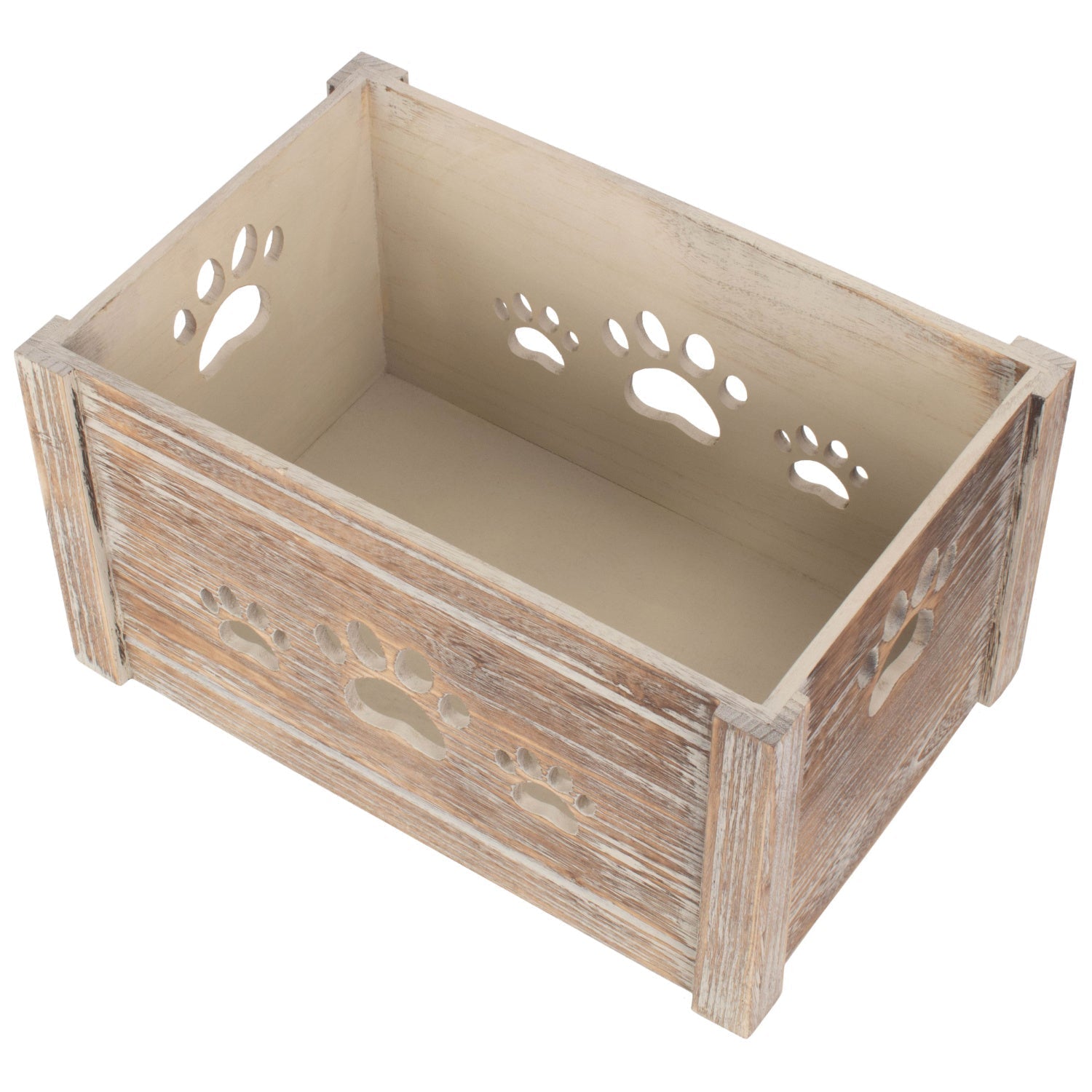 Paw Print Cut Out Toy Storage Box - REGN
