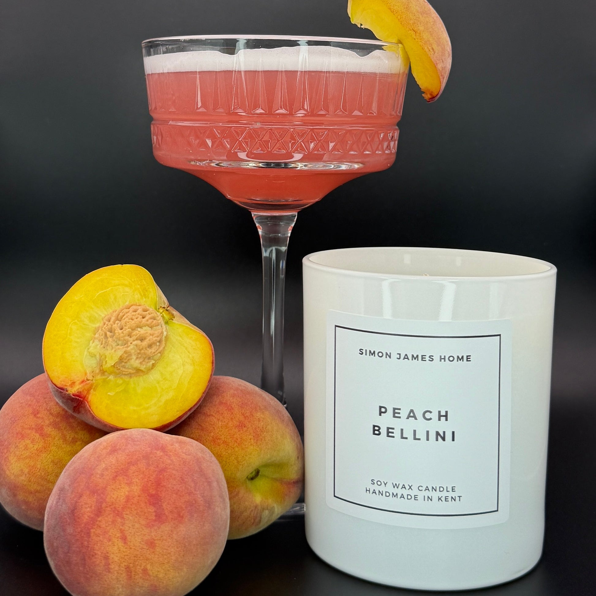 Peach Bellini Candle - Luxury Soy Wax - REGN