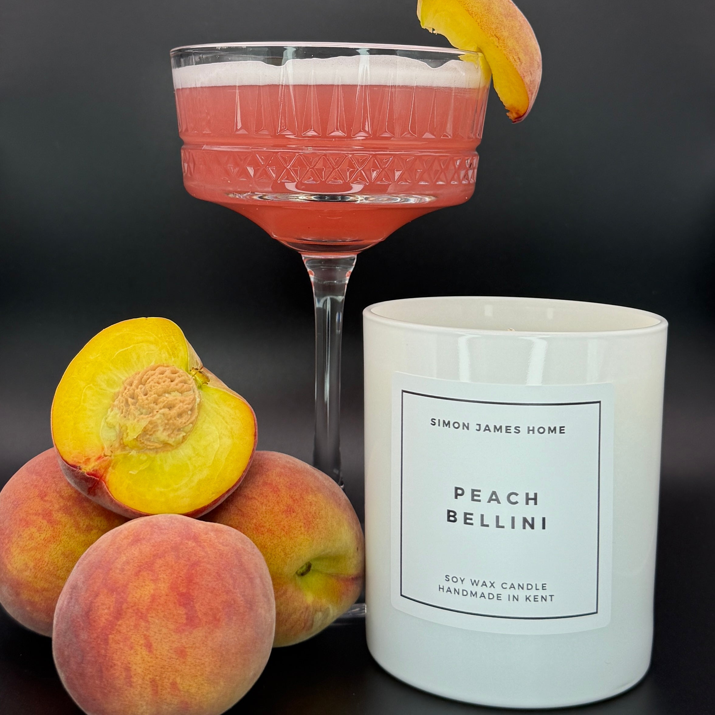 Peach Bellini Candle - Luxury Soy Wax - REGN