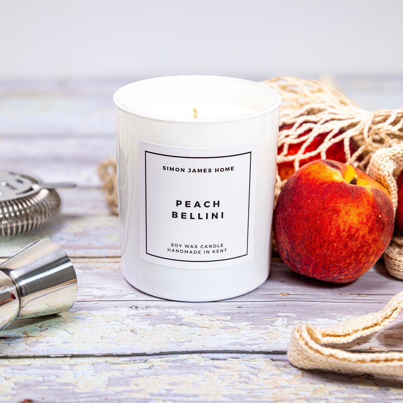 Peach Bellini Candle - Luxury Soy Wax - REGN