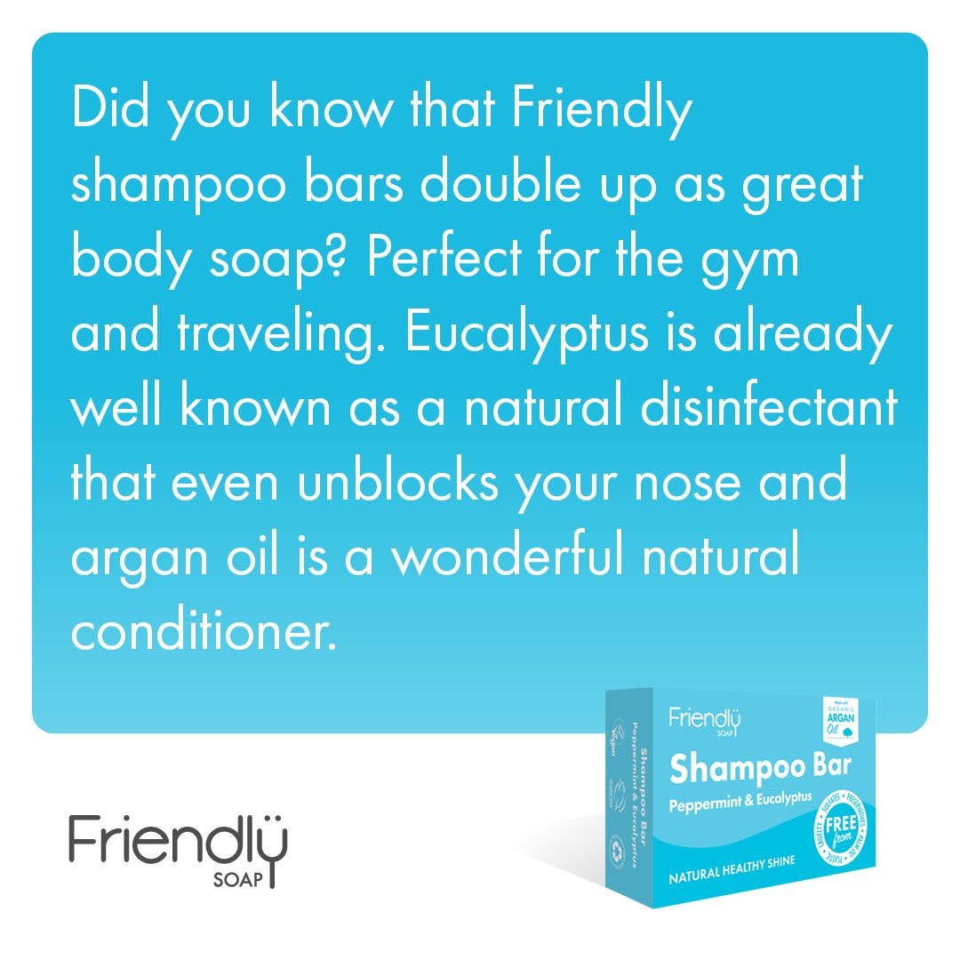 Peppermint & Eucalyptus Shampoo Bar - Eco Friendly - REGN