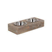 Pet Feeding Station with Stainless Steel Bowls - REGN