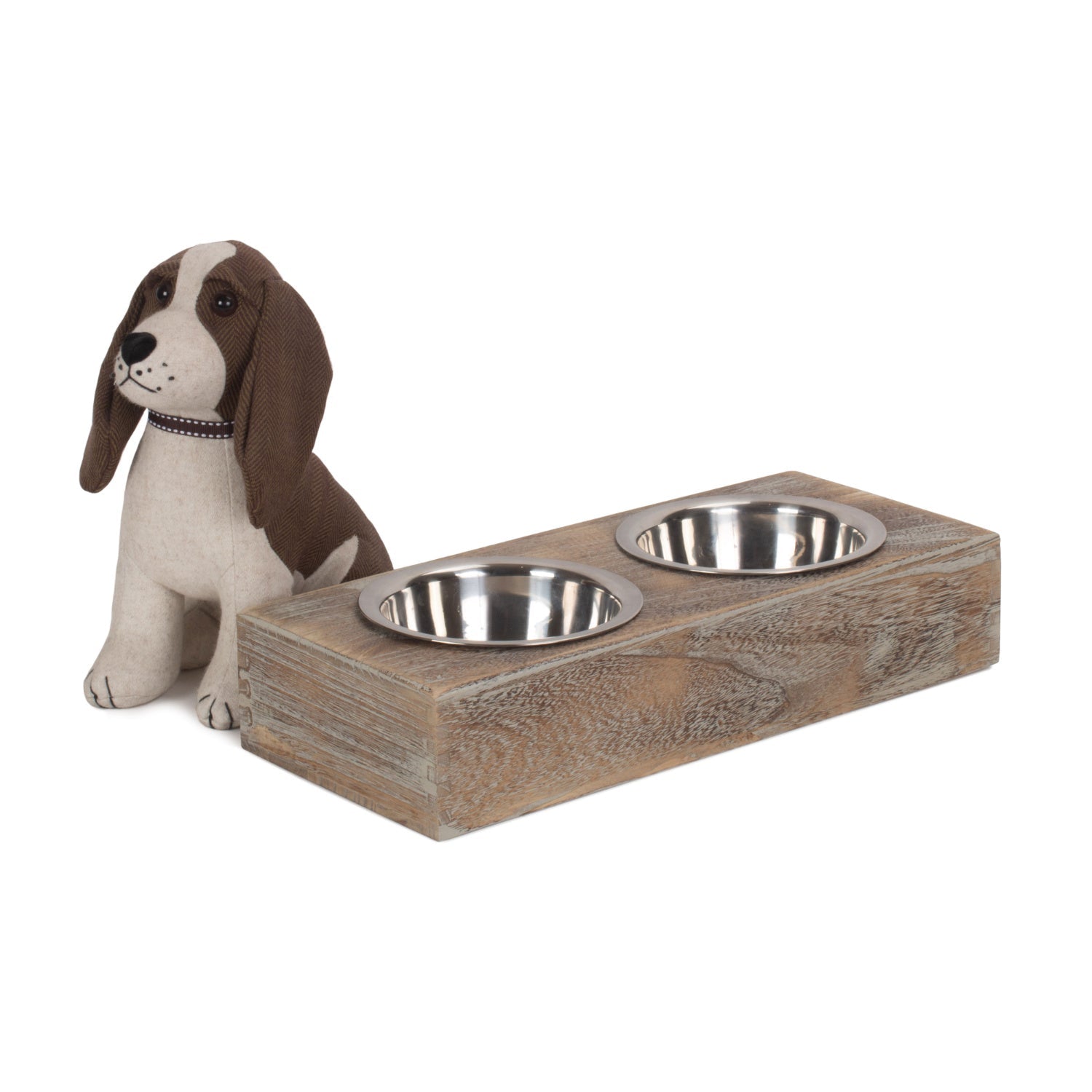 Pet Feeding Station with Stainless Steel Bowls - REGN