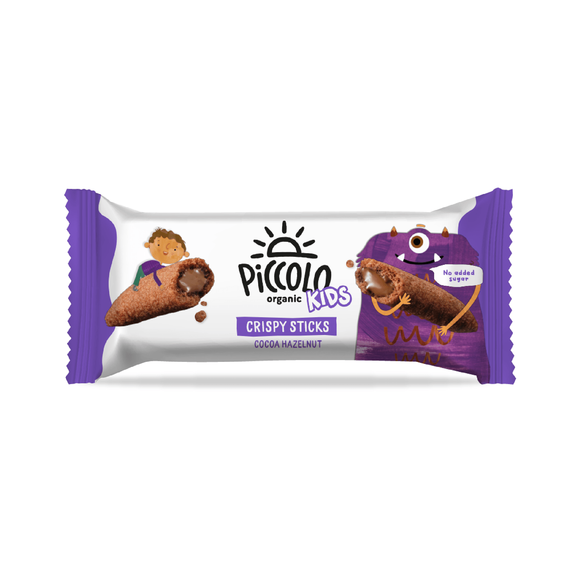 Piccolo Kids Cocoa & Hazelnut Crispy Sticks 5 x 25g Snack - REGN