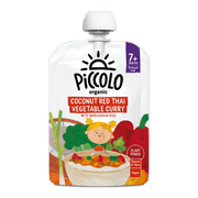 Piccolo Organic Coconut Red Thai Vegetable Curry 130g Baby Food 7m+ - REGN