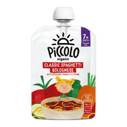 Piccolo Organic Spaghetti Bolognese Baby Food 130g 7m+ - REGN