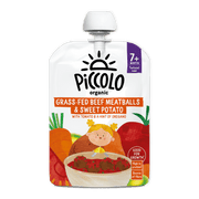 Piccolo Organic Sweet Potato & Beef Meatballs Baby Food 130g 7m+ - REGN
