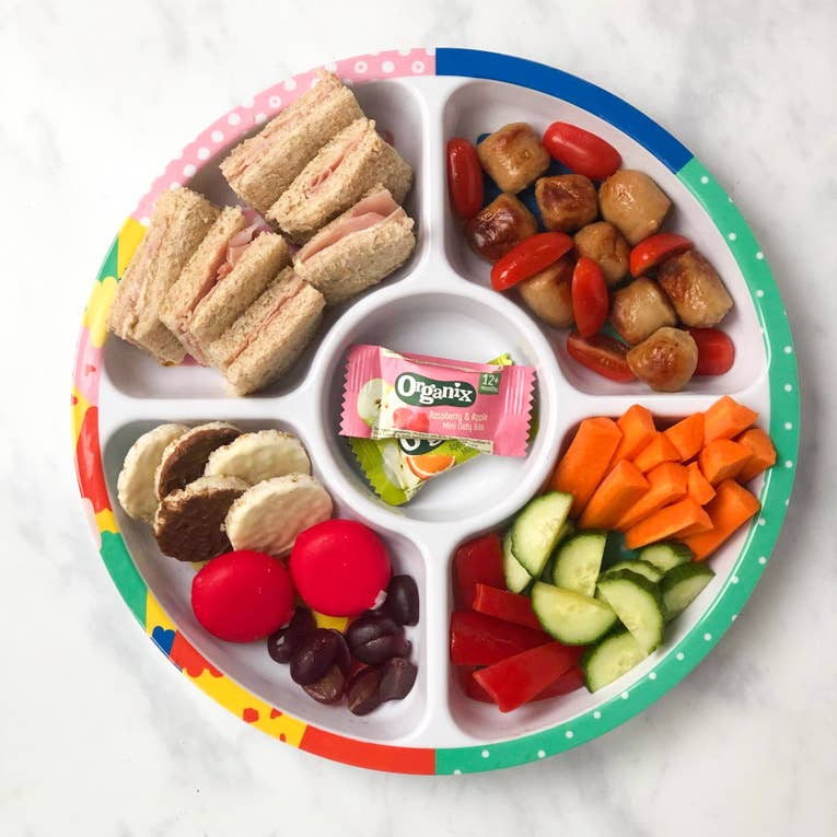 Pick Plates Biggie Divided Plate – 5 Compartment Kids Plate 29.5cm - REGN