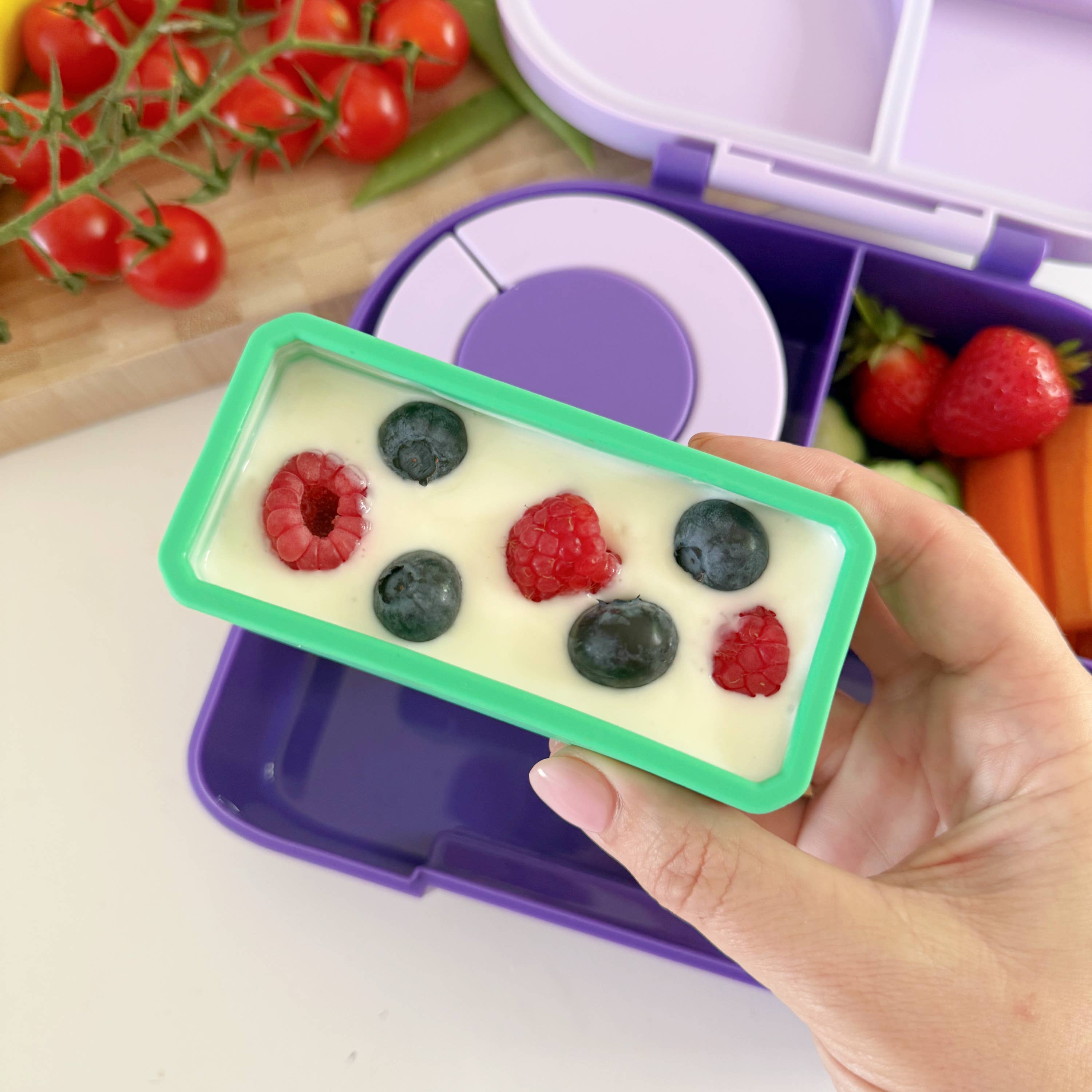 Pick Plates Large Pick & Dip Pots – Leakproof Silicone Sauce Containers 3 Pack - REGN
