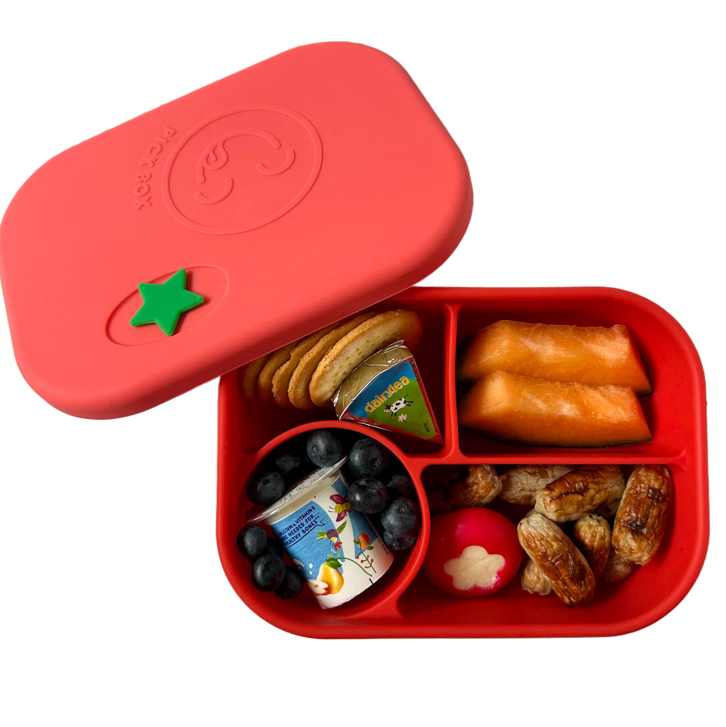 Pick Plates Pick Box Bento Silicone Lunch Box – 4 Compartment 750ml - REGN