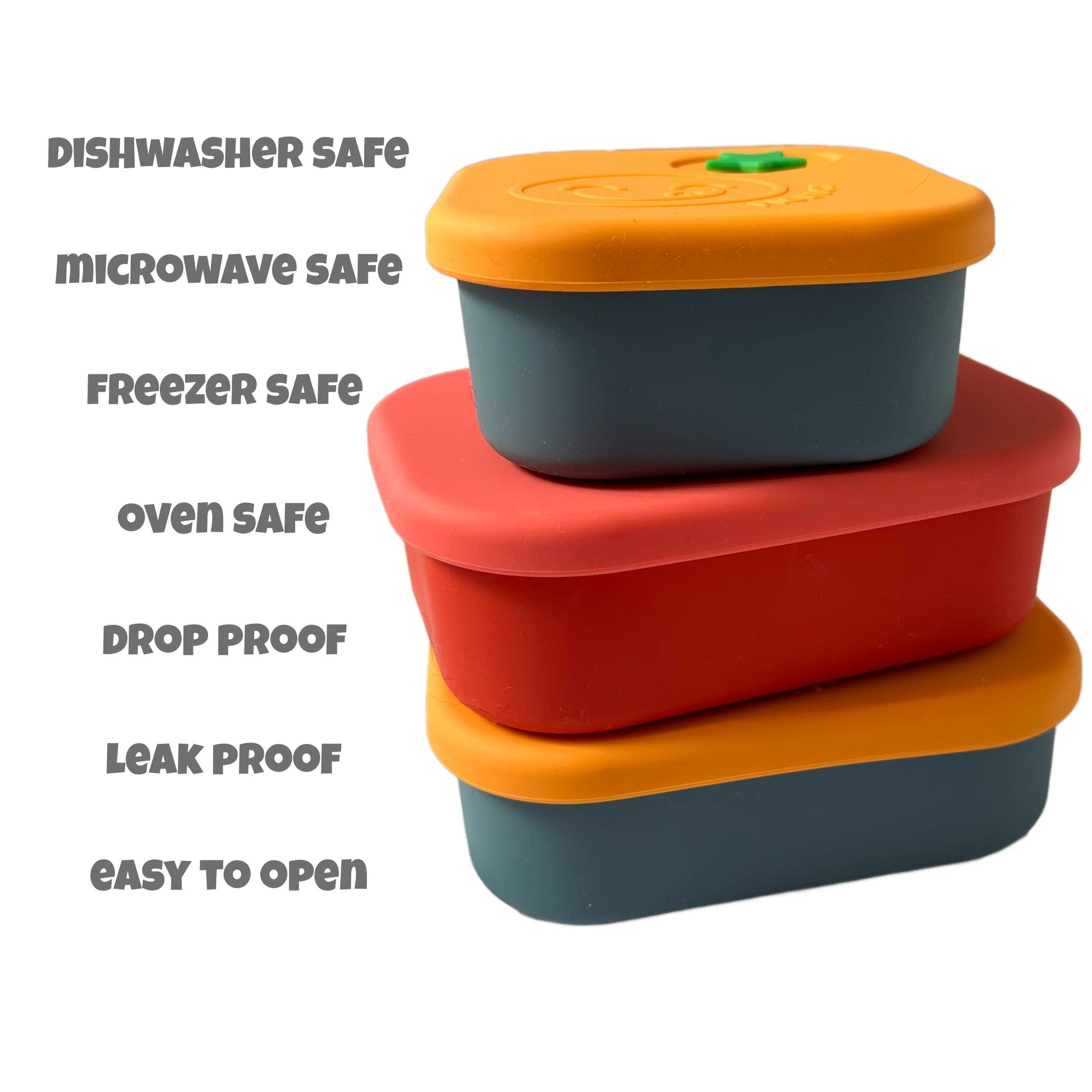 Pick Plates Pick Box Bento Silicone Lunch Box – 4 Compartment 750ml - REGN