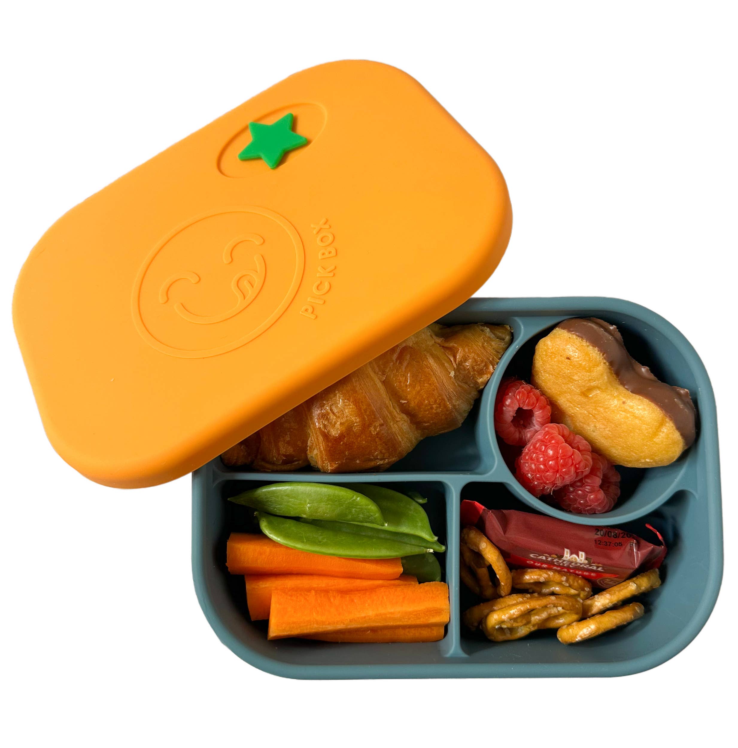 Pick Plates Pick Box Bento Silicone Lunch Box – 4 Compartment 750ml - REGN