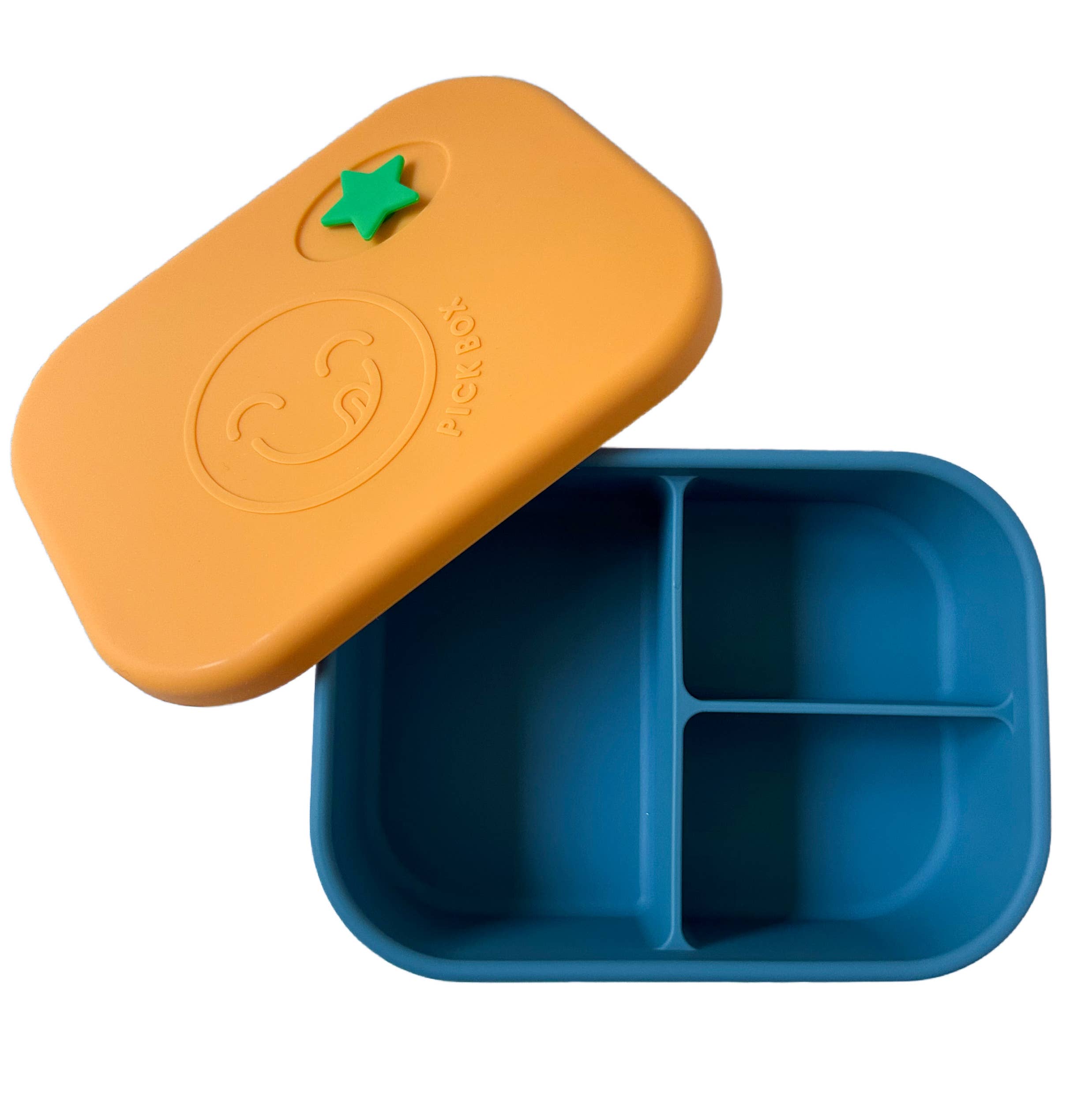 Pick Plates Pick Box Classic Silicone Lunch Box – 3 Compartment 750ml - REGN