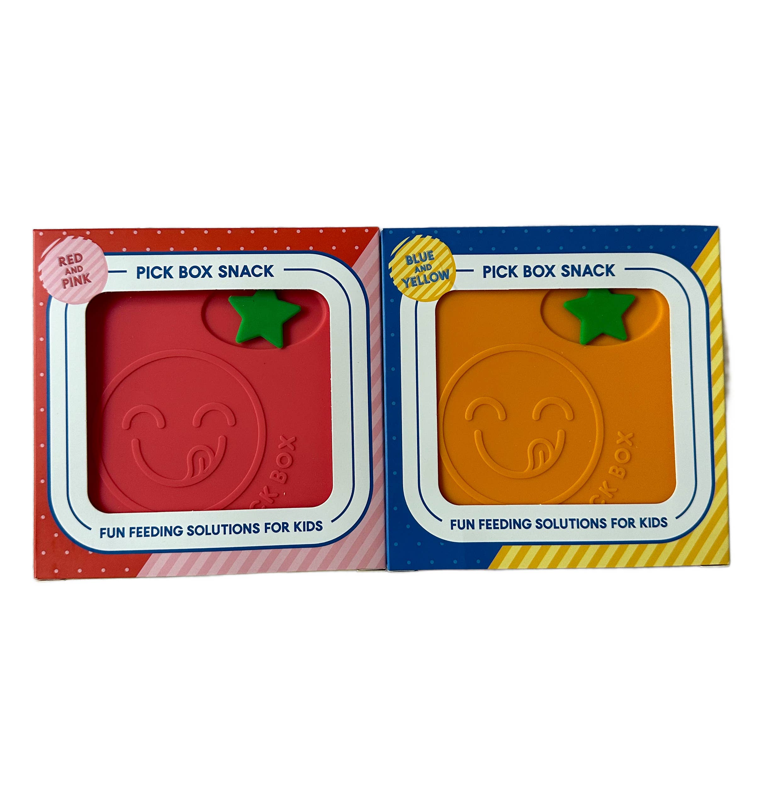Pick Plates Pick Box Snack Silicone Snack Box – 4 Compartment 500ml - REGN