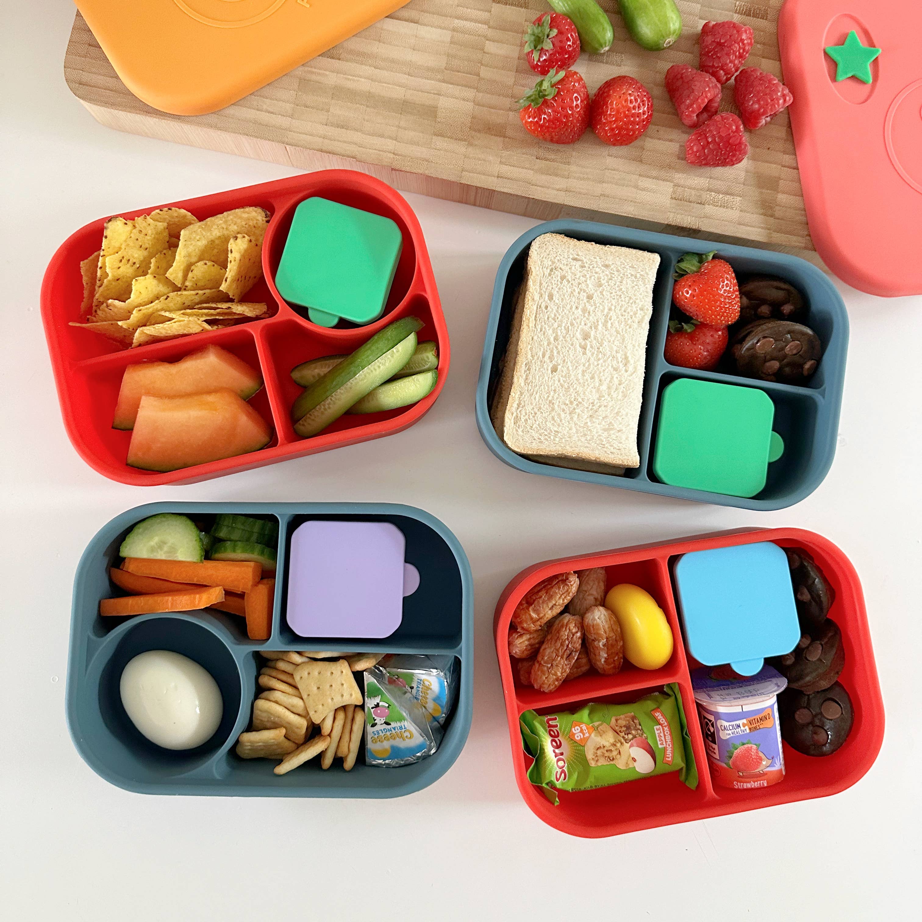 Pick Plates Pick & Dip Pots – Leakproof Silicone Dip Containers 3 Pack - REGN