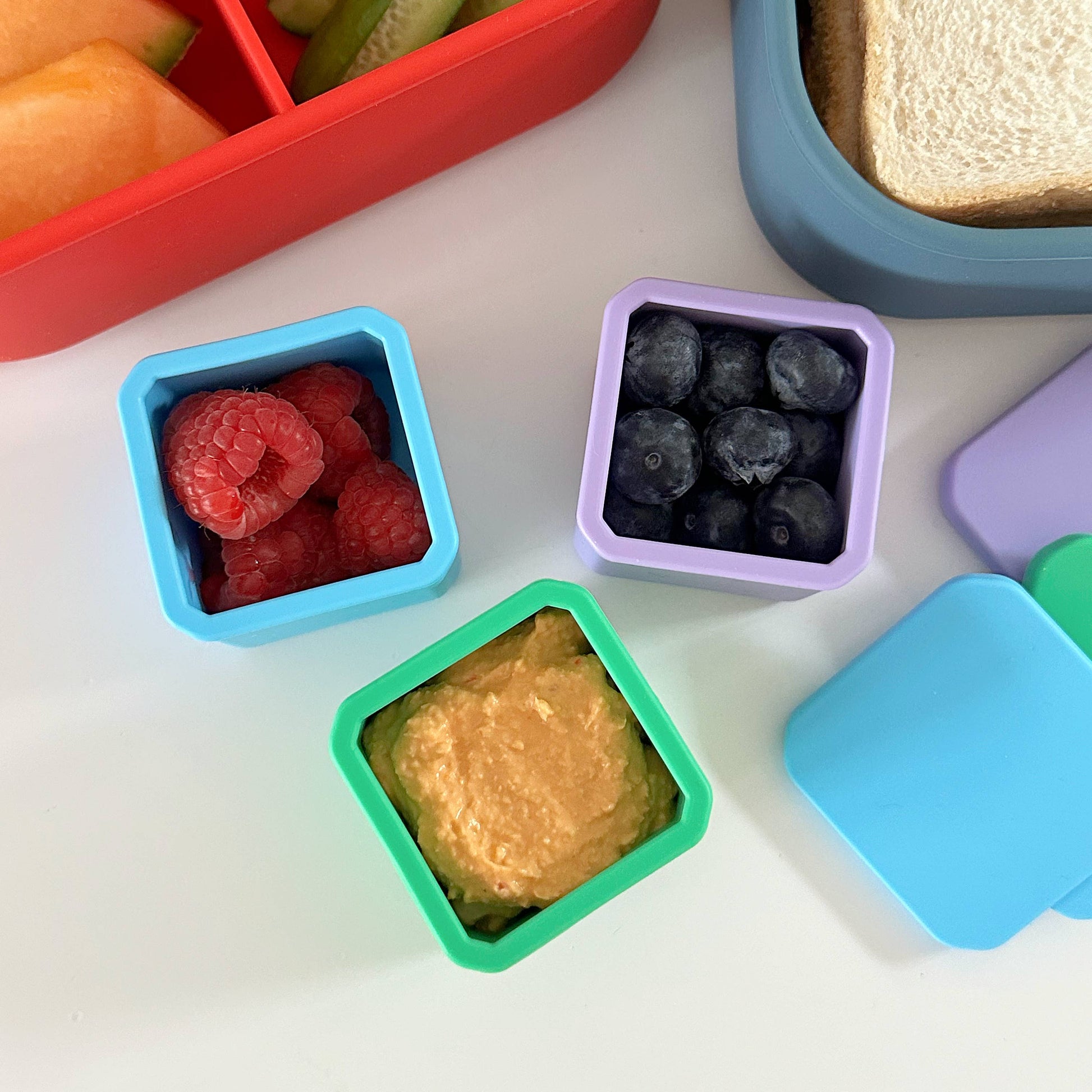 Pick Plates Pick & Dip Pots – Leakproof Silicone Dip Containers 3 Pack - REGN