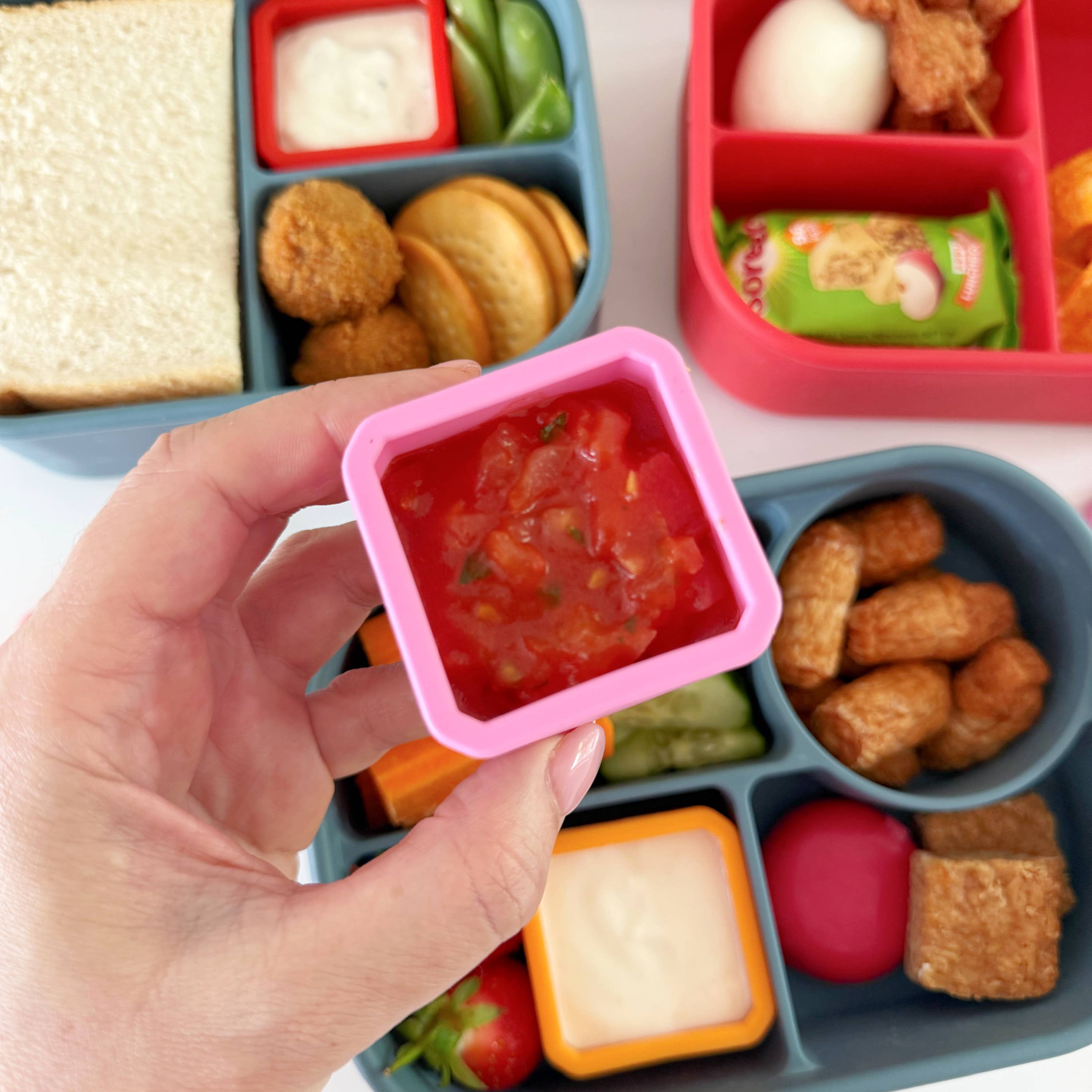 Pick Plates Pick & Dip Pots – Leakproof Silicone Dip Containers 3 Pack - REGN