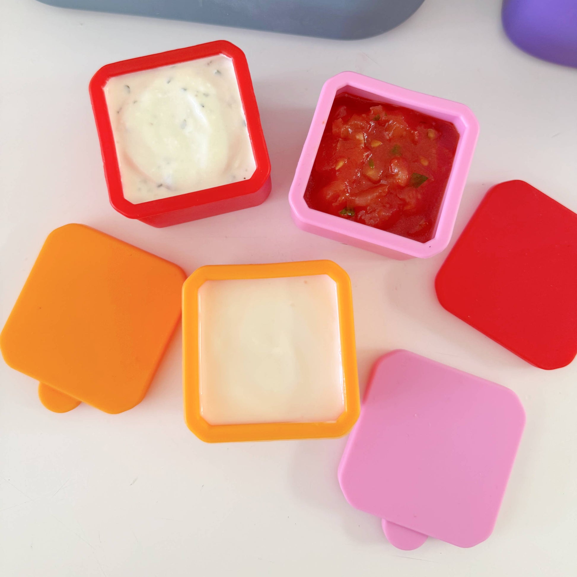 Pick Plates Pick & Dip Pots – Leakproof Silicone Dip Containers 3 Pack - REGN