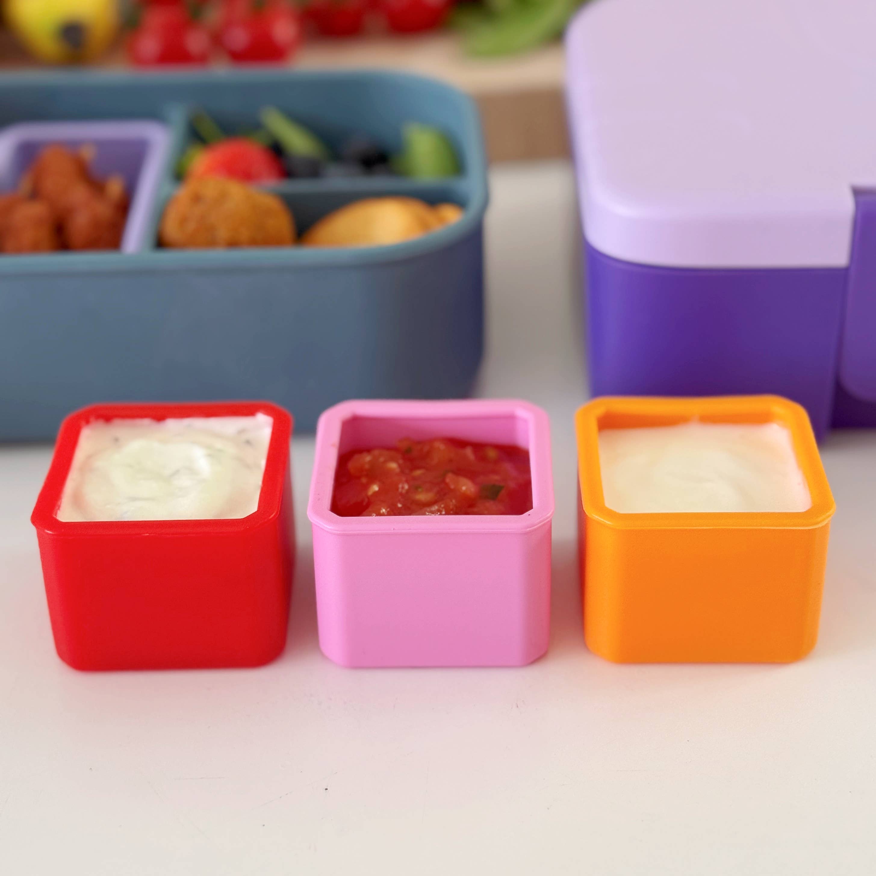 Pick Plates Pick & Dip Pots – Leakproof Silicone Dip Containers 3 Pack - REGN