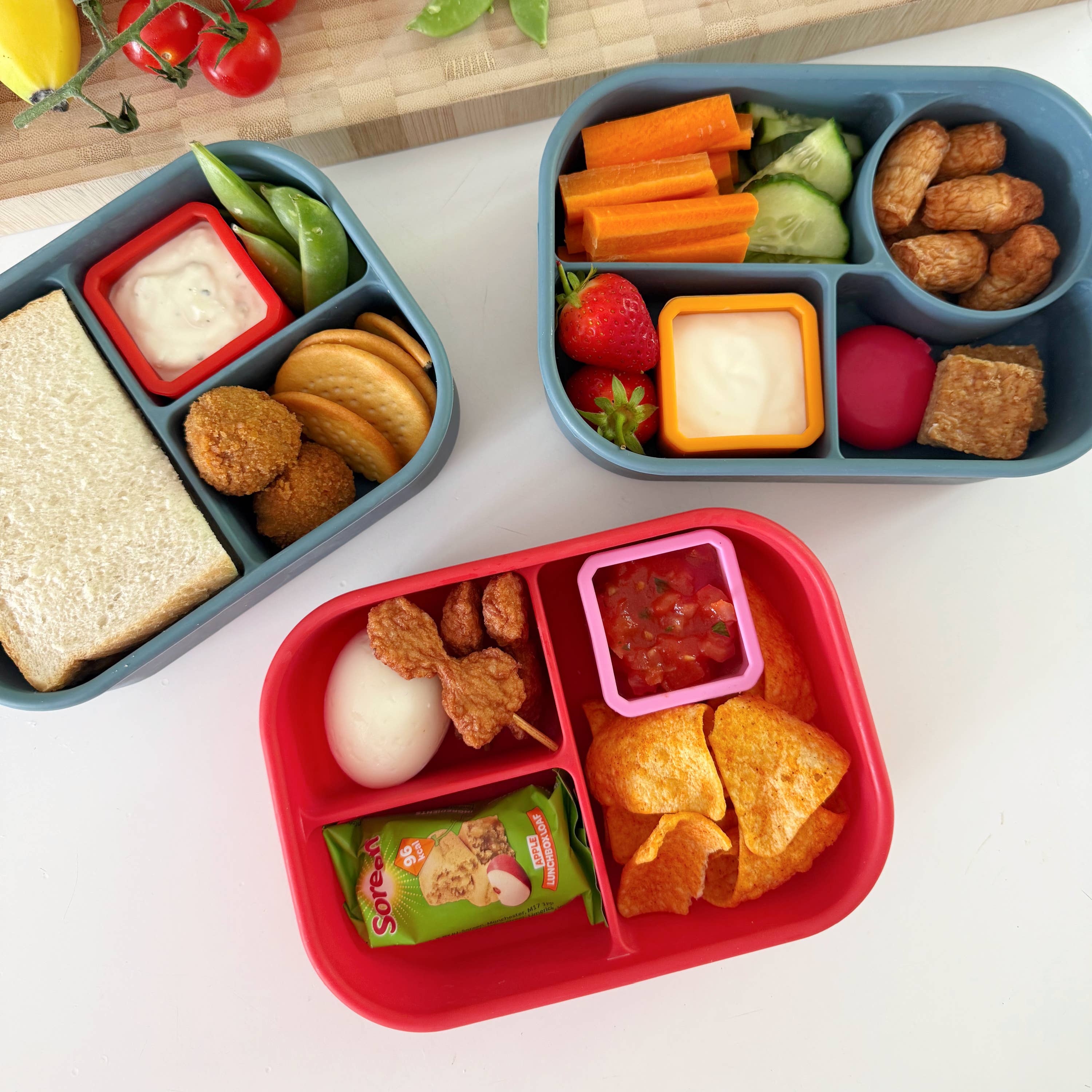 Pick Plates Pick & Dip Pots – Leakproof Silicone Dip Containers 3 Pack - REGN