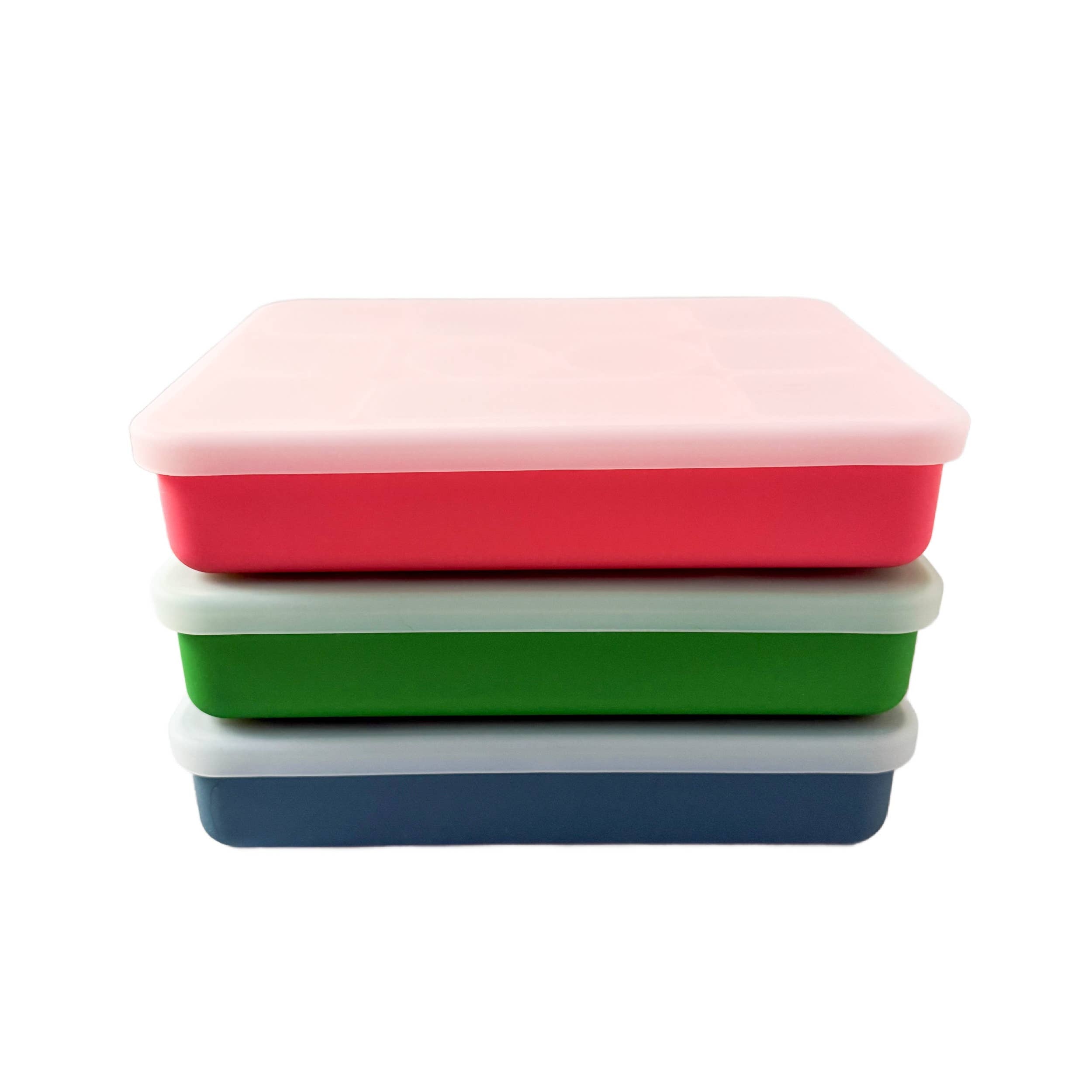 Pick Plates Snackle Box Silicone Snack Box – 10 Compartment Food Container - REGN