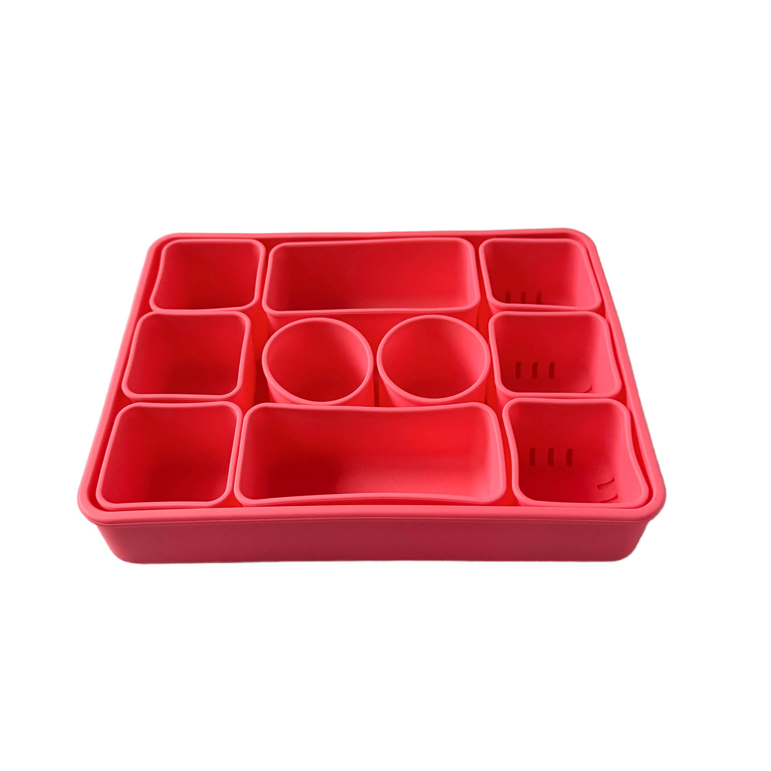 Pick Plates Snackle Box Silicone Snack Box – 10 Compartment Food Container - REGN