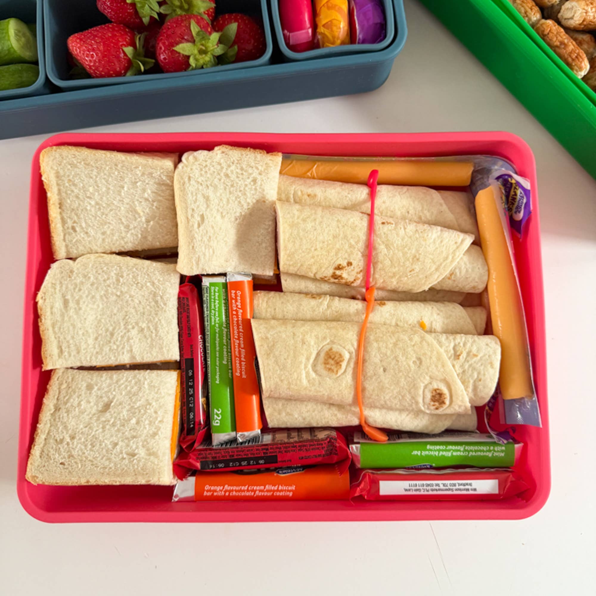 Pick Plates Snackle Box Silicone Snack Box – 10 Compartment Food Container - REGN