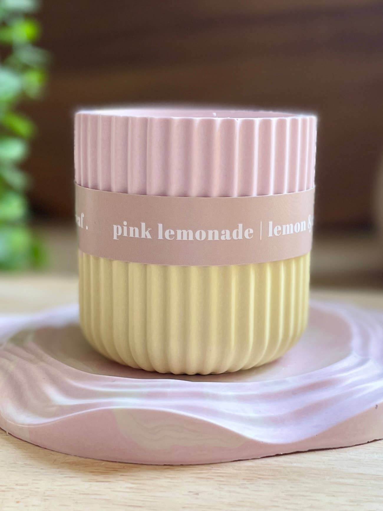 Pink Lemonade Soy Candle – Pastel - Inspired Sweet Home Fragrance - REGN