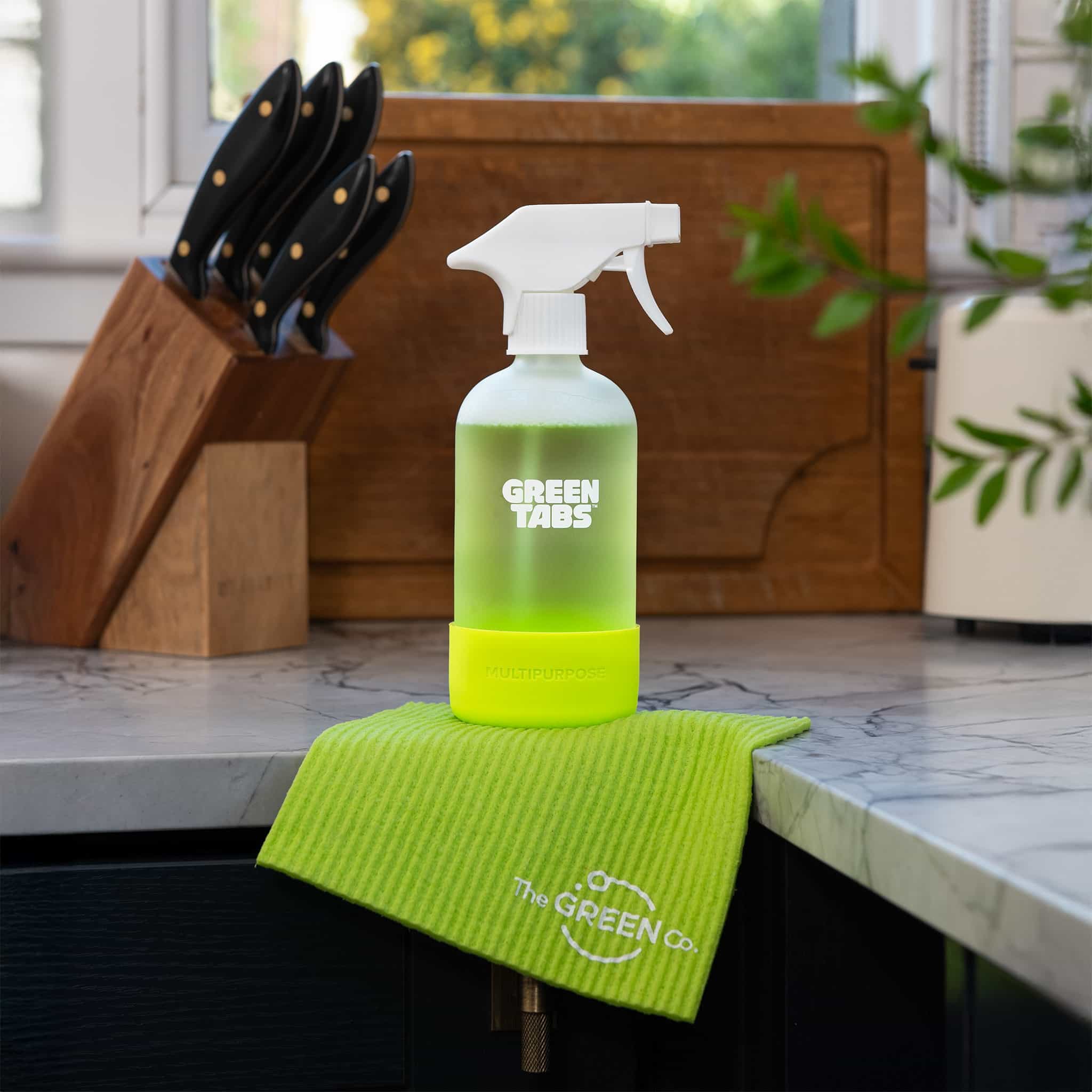 Plant - Powered Multipurpose Cleaner GreenTabs™ – Plastic - Free, Vegan & Eco - Friendly Starter Kit - REGN