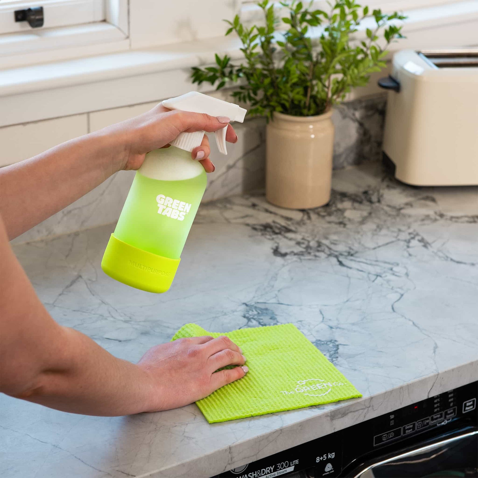 Plant - Powered Multipurpose Cleaner GreenTabs™ – Plastic - Free, Vegan & Eco - Friendly Starter Kit - REGN