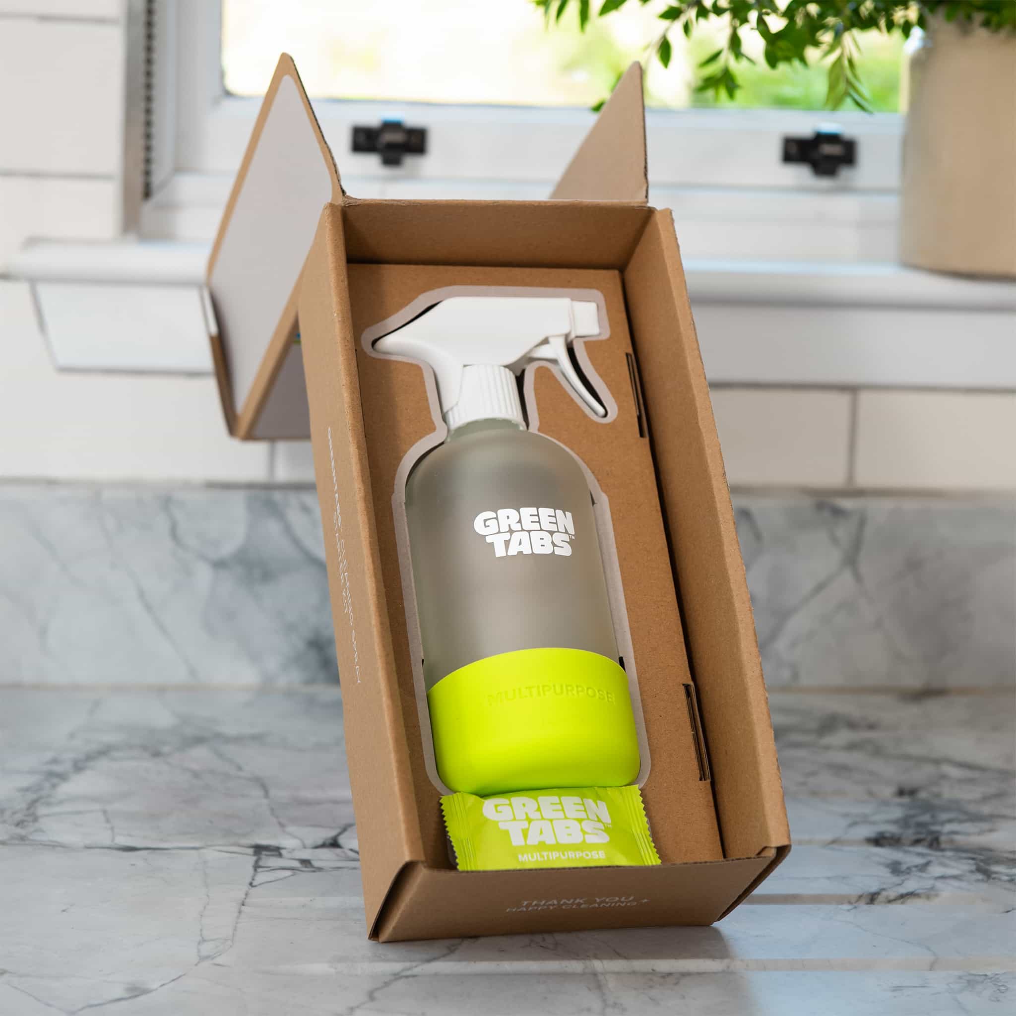 Plant - Powered Multipurpose Cleaner GreenTabs™ – Plastic - Free, Vegan & Eco - Friendly Starter Kit - REGN