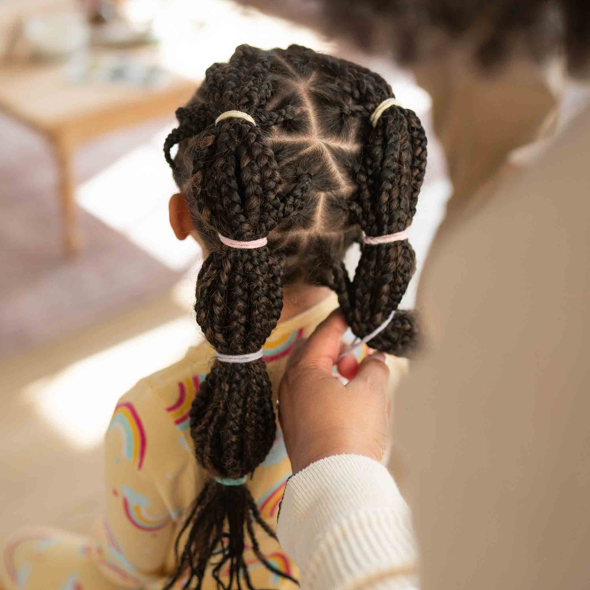 Plastic - Free Round Hair Ties Mini 6 - Pack – Pastel Blooms - REGN