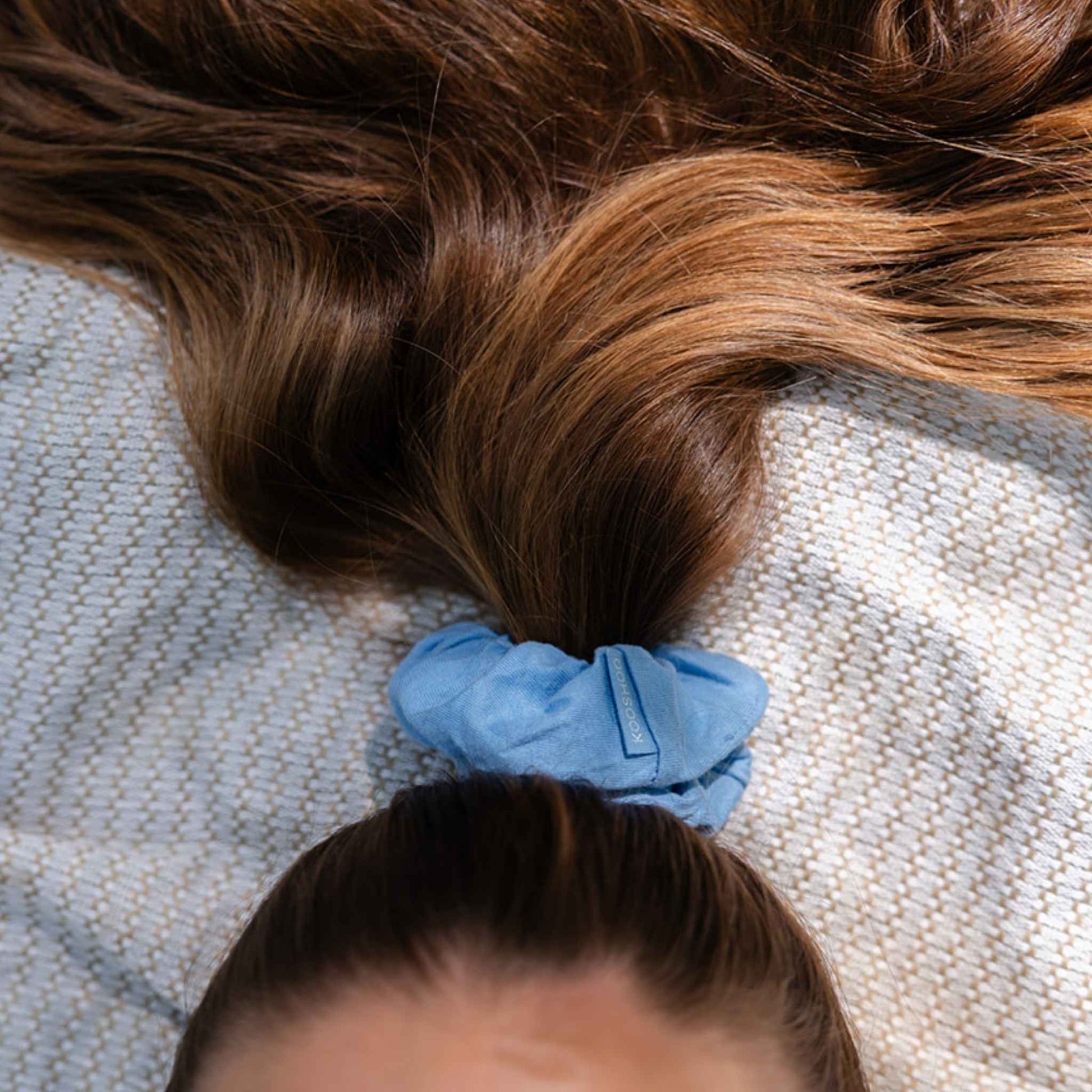 Plastic - Free Scrunchies True Blue – Organic Cotton - REGN